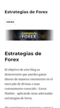 Mobile Screenshot of estrategiasdeforex.com