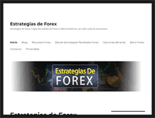 Tablet Screenshot of estrategiasdeforex.com